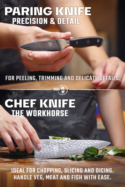 2 Piece Set | Chef Knife & Paring Knife | ELITE Shogun Series | Dalstrong ©