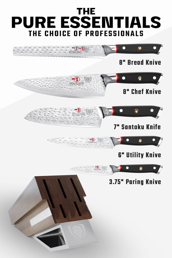 5-Piece Knife Block Set | Shogun Series ELITE | Dalstrong ©