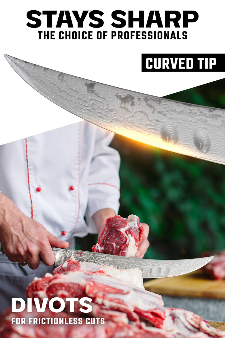 Butcher's Breaking Cimitar Knife 10" | Shogun Series ELITE | Dalstrong ©