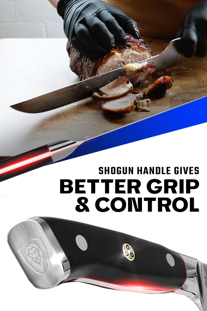 Offset Slicing Carving Knife 12" | Shogun Series ELITE | Dalstrong ©