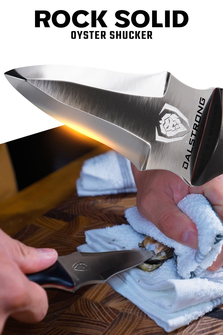 Professional Oyster & Clam Shucking Knife 3.5" | Shogun Series ELITE | Dalstrong ©