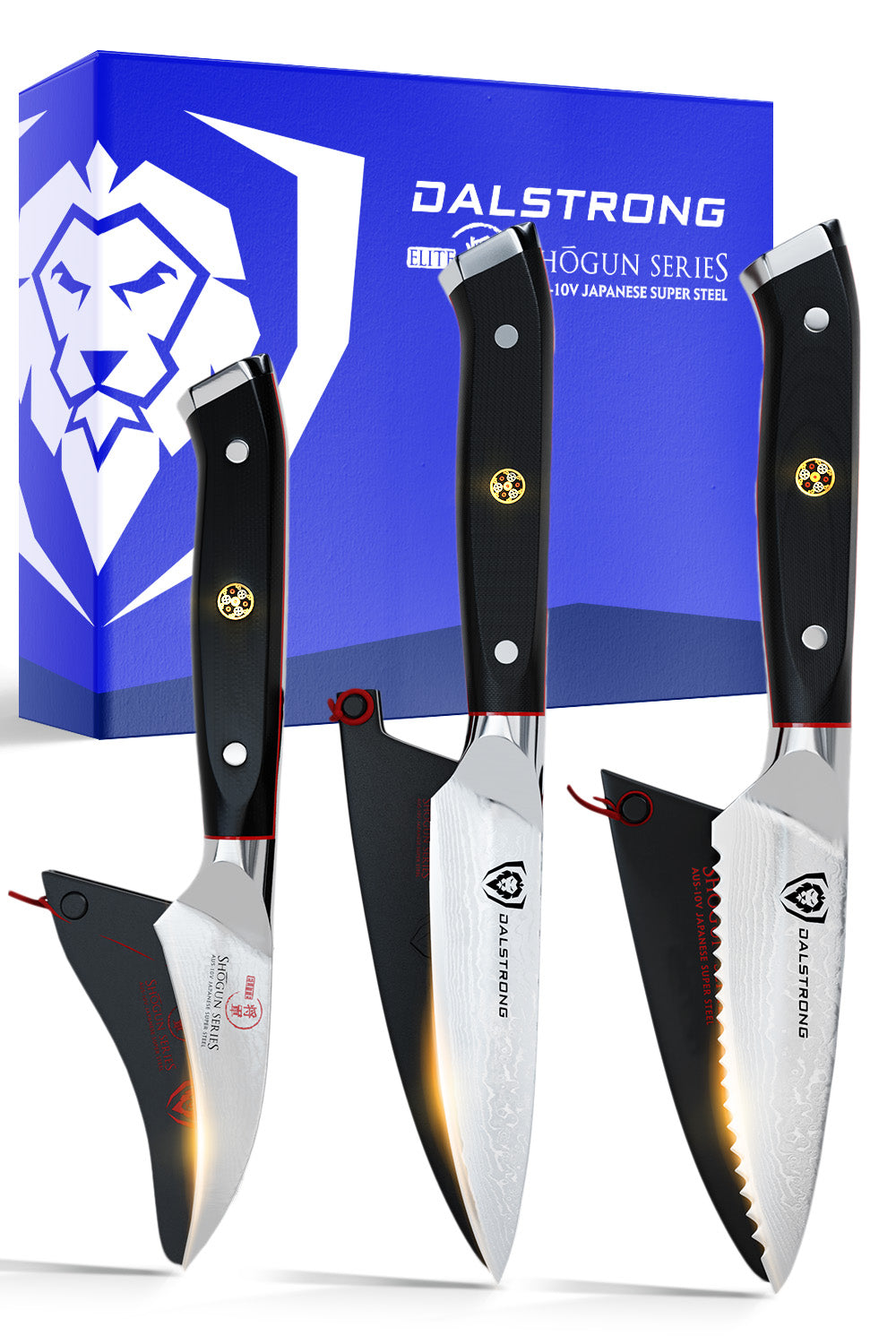 3 Piece Paring Knife Set | Shogun Series Elite | Dalstrong ©
