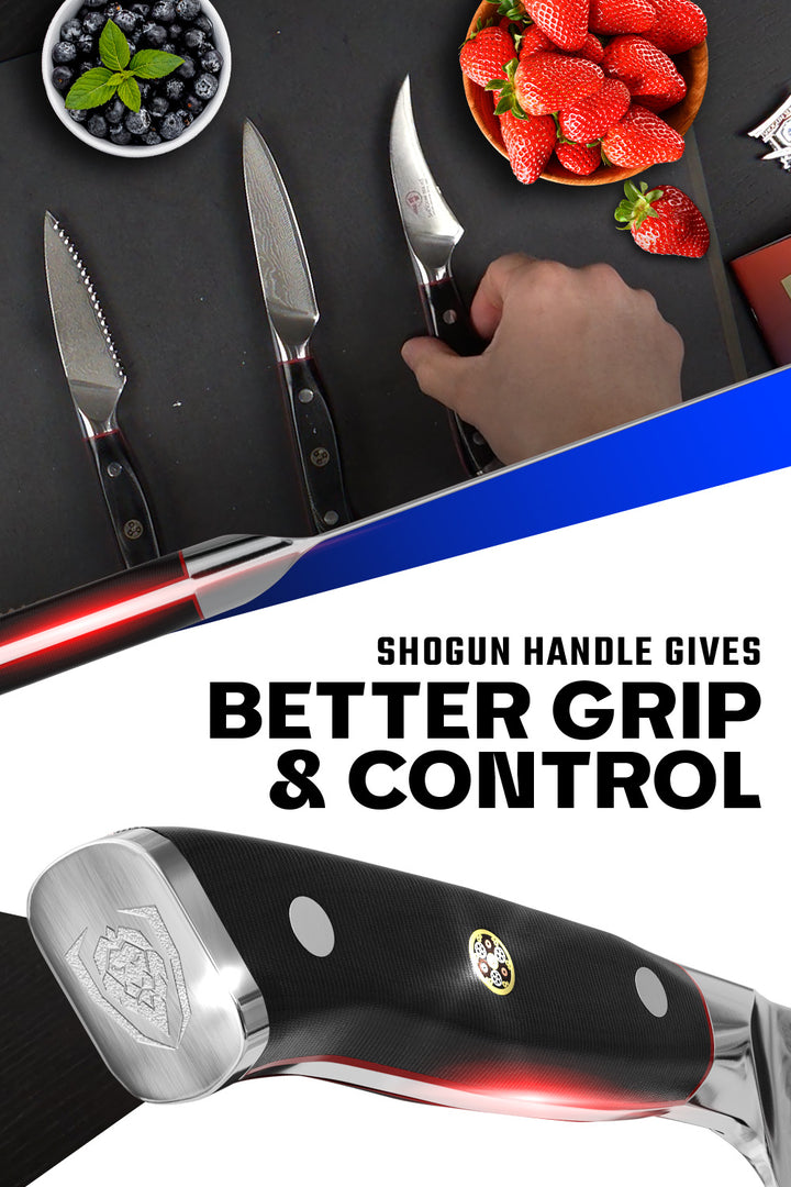 3 Piece Paring Knife Set | Shogun Series Elite | Dalstrong ©