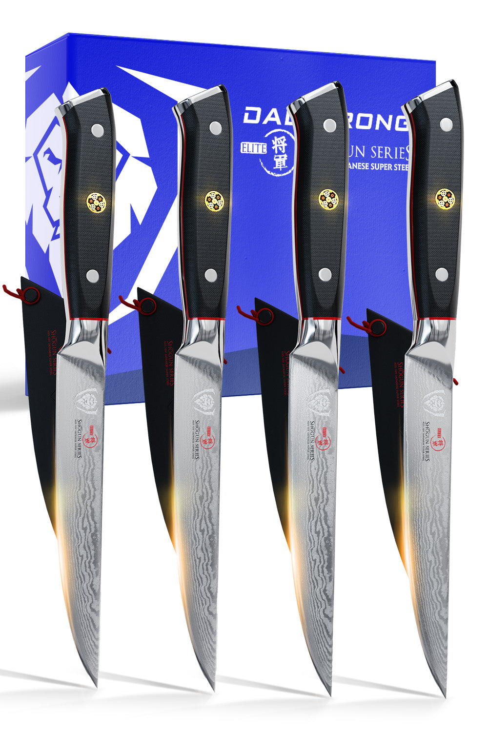 4 Piece Steak Knife Set | Shogun Series | Dalstrong ©