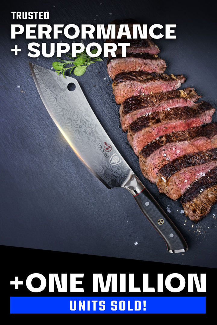 Cleaver Hybrid & Chef's Knife 8" | Crixus | Shogun Series ELITE | Dalstrong ©