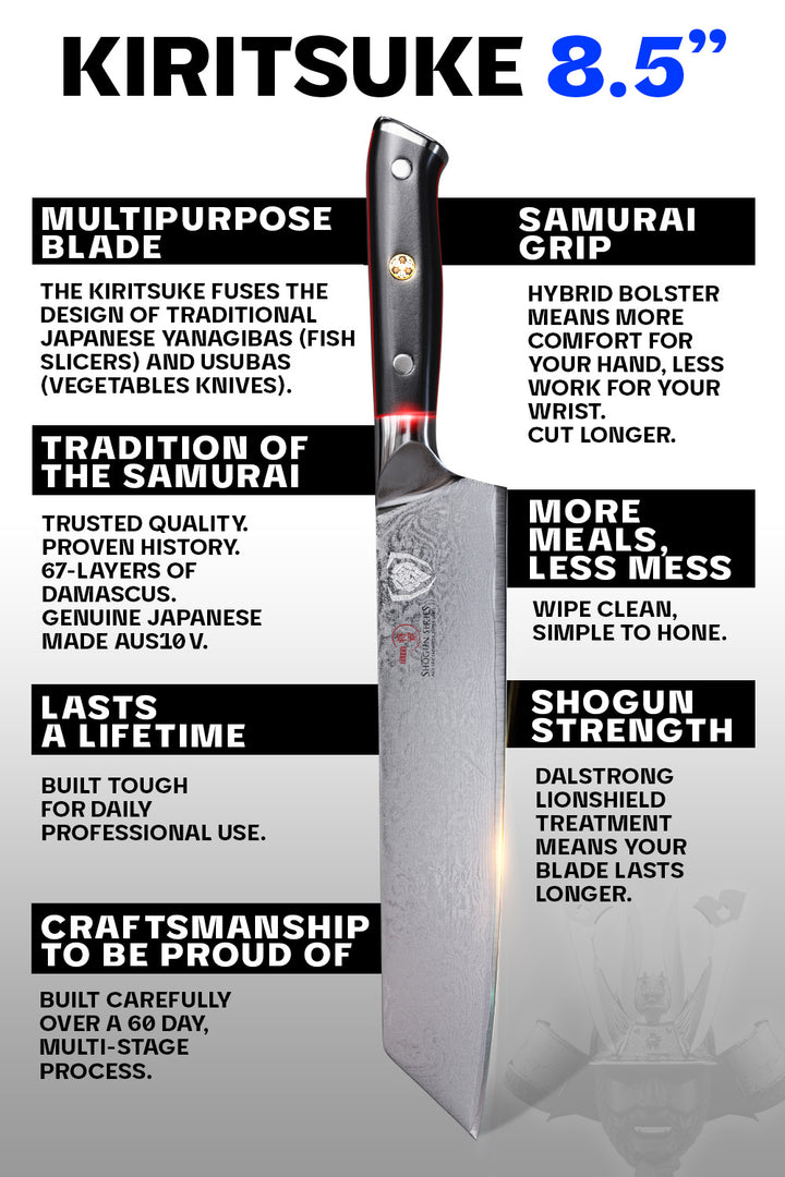 Kiritsuke Chef's Knife 8.5" | Shogun Series ELITE | Dalstrong ©