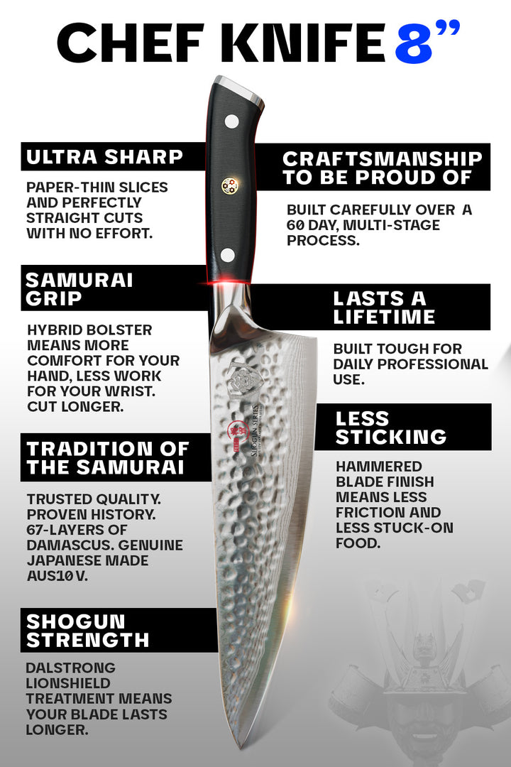 Chef's Knife 8" | Shogun Series ELITE | Dalstrong ©