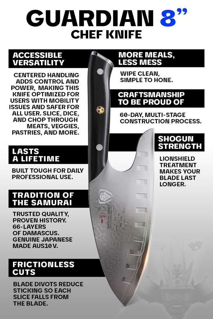 Guardian Chef's Knife 8" | Shogun Series ELITE | Dalstrong ©