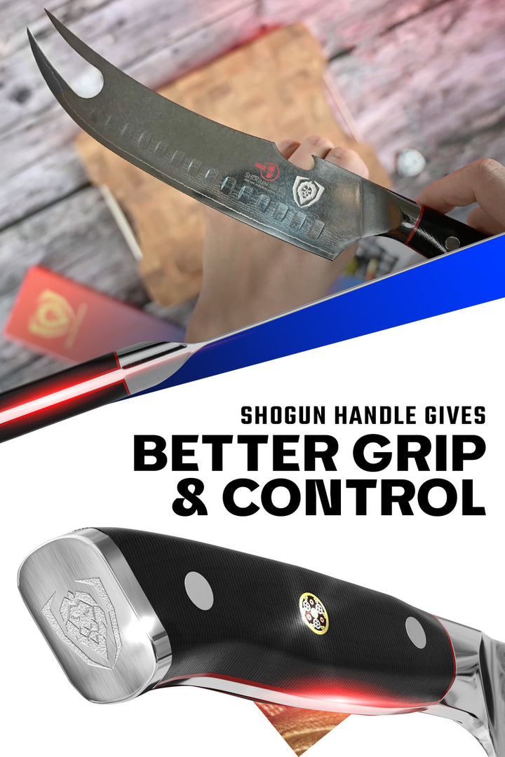 BBQ Pitmaster & Meat Knife 8" | Forked Tip & Bottle Opener | Shogun Series ELITE | Dalstrong ©