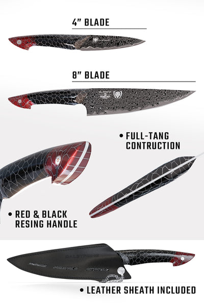 2 Piece Set | Chef Knife & Paring Knife | Scorpion Series | Dalstrong ©