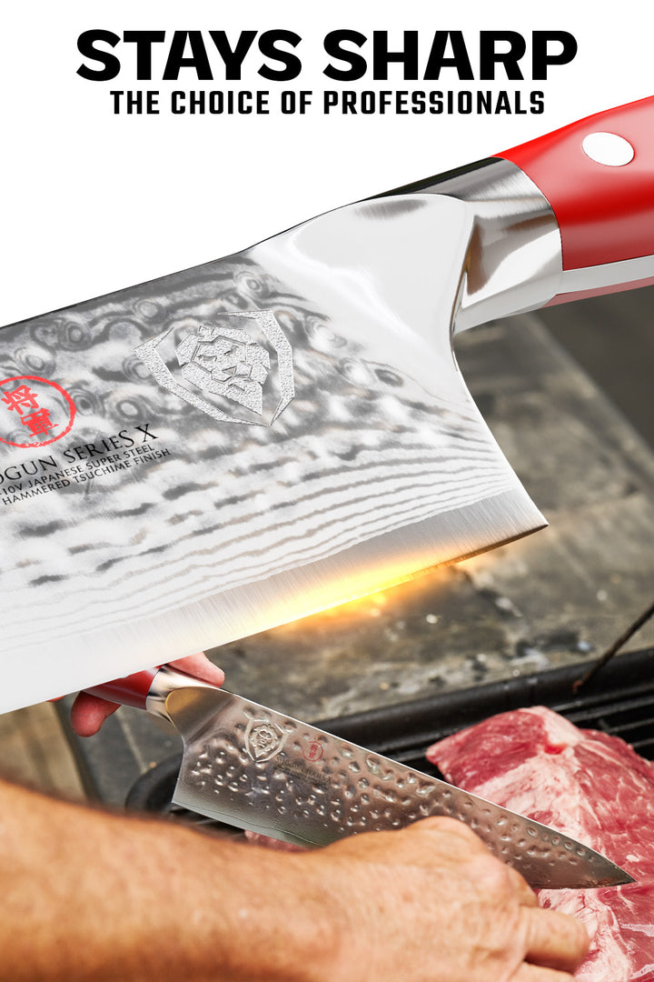 Chef's Knife 8" | Crimson Red Handle | Shogun Series X | Dalstrong ©