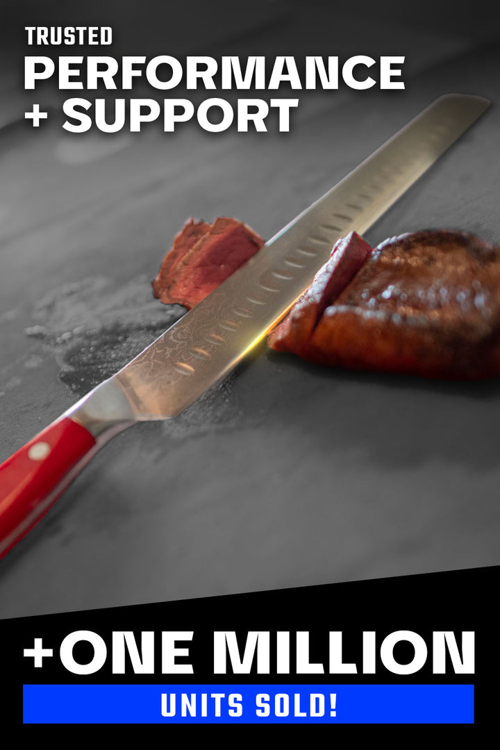 Slicing Carving Knife 12" | Crimson Red ABS Handle | Shogun Series | Dalstrong ©