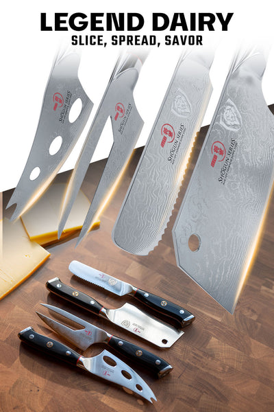 4-Piece Cheese Knife Set | Shogun Series ELITE | Dalstrong ©