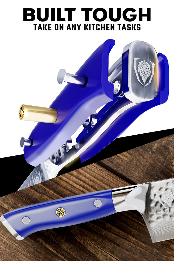 Chef's Knife 8" | Blue Handle | Shogun Series X | Dalstrong ©