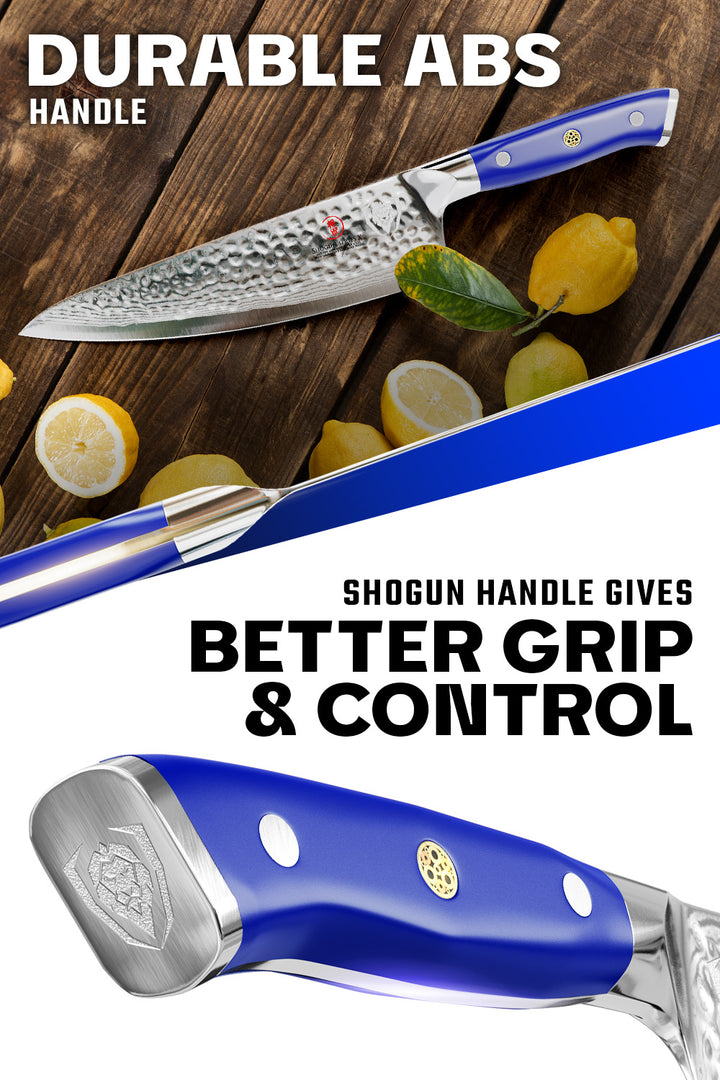 Chef's Knife 8" | Blue Handle | Shogun Series X | Dalstrong ©