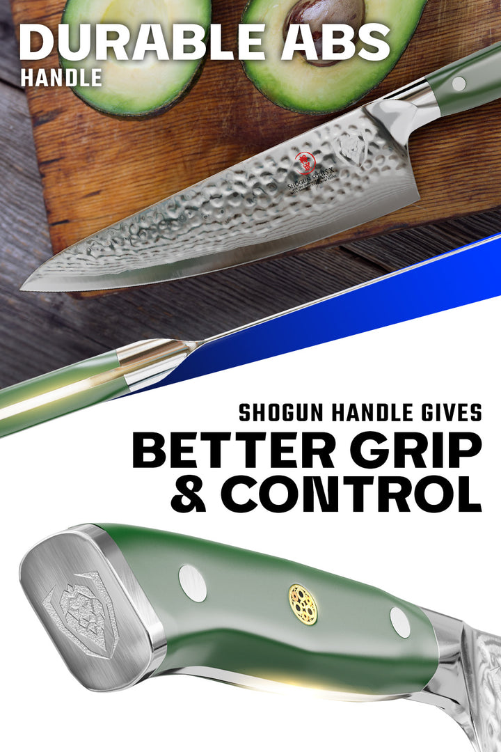 Chef's Knife 8" | Army Green Handle | Shogun Series X | Dalstrong ©