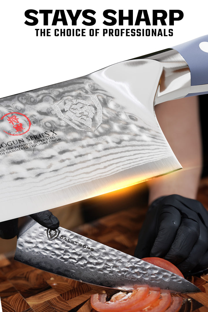 Chef's Knife 8" | Light Blue ABS Handle | Shogun Series X | Dalstrong ©