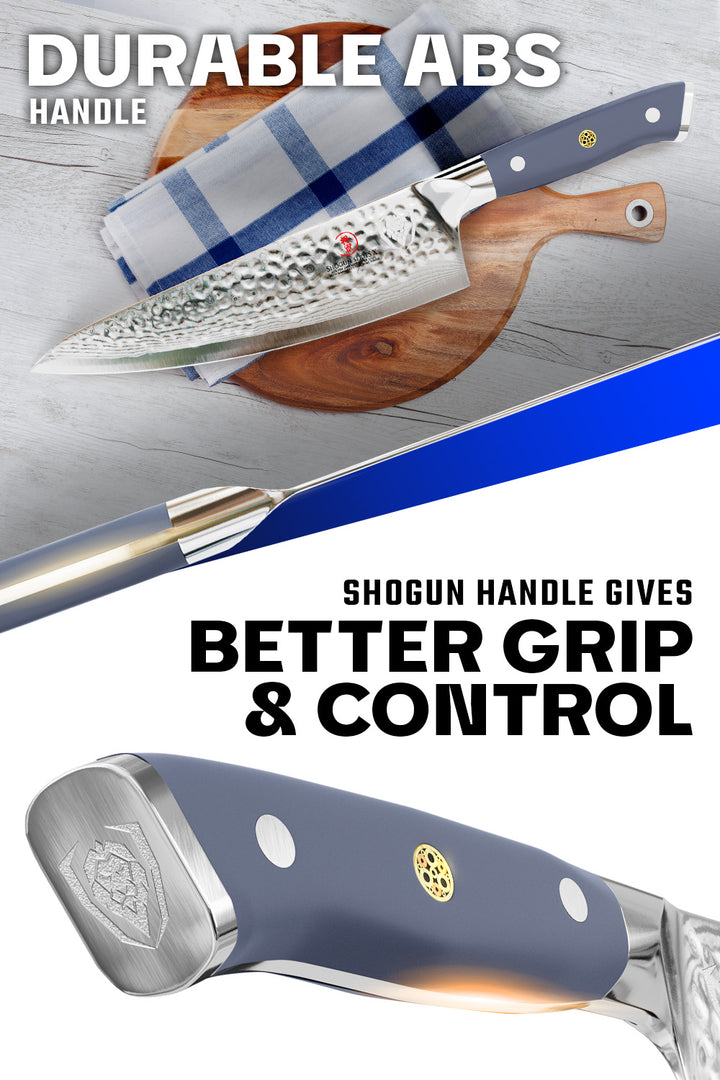 Chef's Knife 8" | Light Blue ABS Handle | Shogun Series X | Dalstrong ©