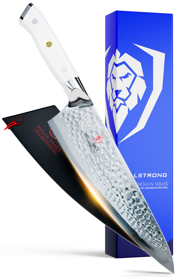 Chef's Knife 8" | Glacial White Handle | Shogun Series X | Dalstrong ©