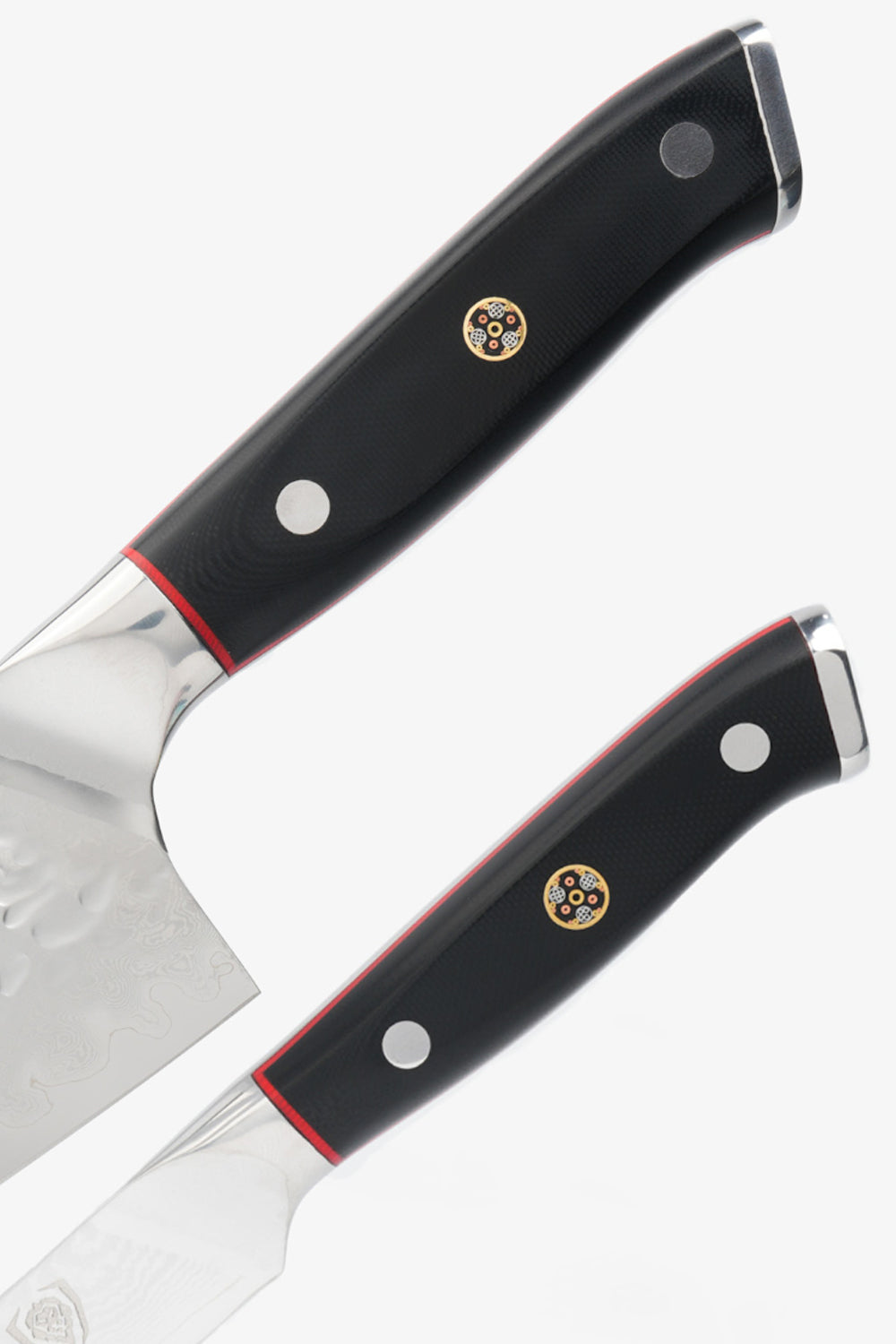 Premium Starter Kit | Shogun Series 8" Chef Knife + 7" Santoku Knife + 3.5" Paring Knife + Lionswood Teak Cutting Board