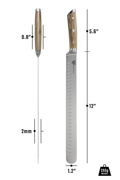 Slicing & Carving Knife 12" | Olive Wood | Gladiator Series | Dalstrong ©