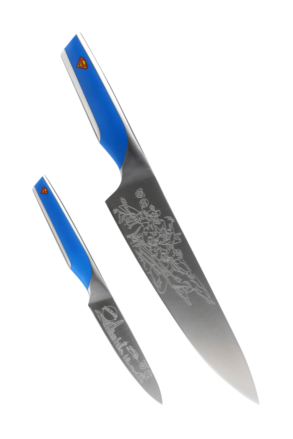 2 Piece Set | 8" Chef's Knife & 3.75" Paring Knife | SUPERMAN™ Edition | Dalstrong ©