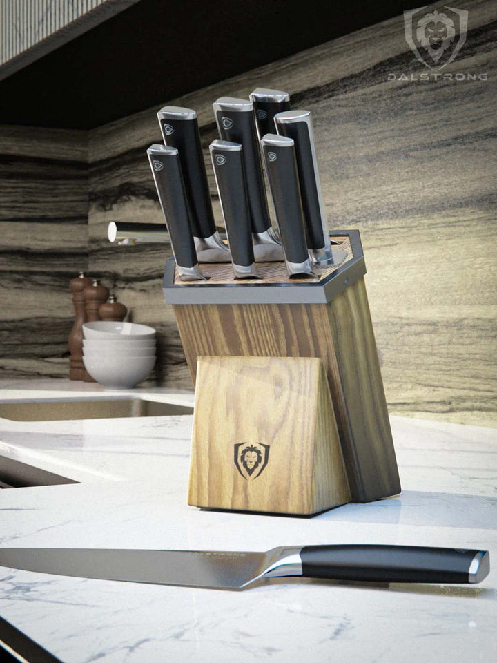 8-Piece Knife Block Set | Vanquish Series | NSF Certified | Dalstrong ©