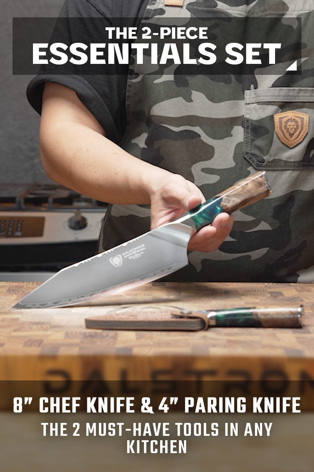 2 Piece Set | Chef Knife & Paring Knife | Valhalla Series | Dalstrong ©