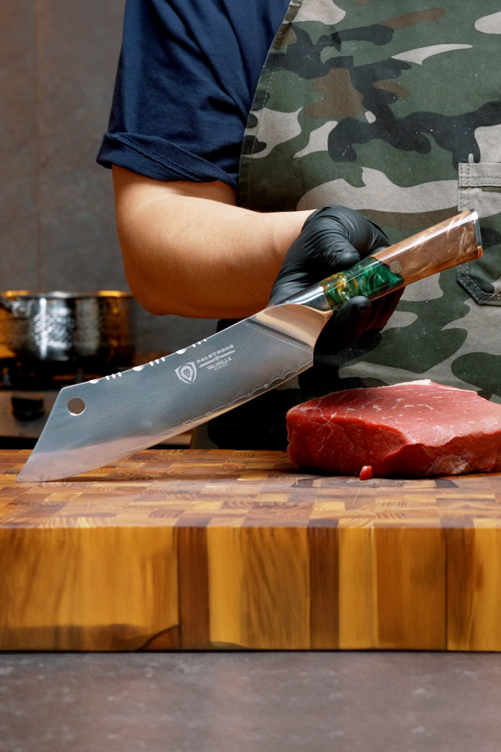 Chef & Cleaver Hybrid Knife 8" | The Crixus | Valhalla Series | Dalstrong ©
