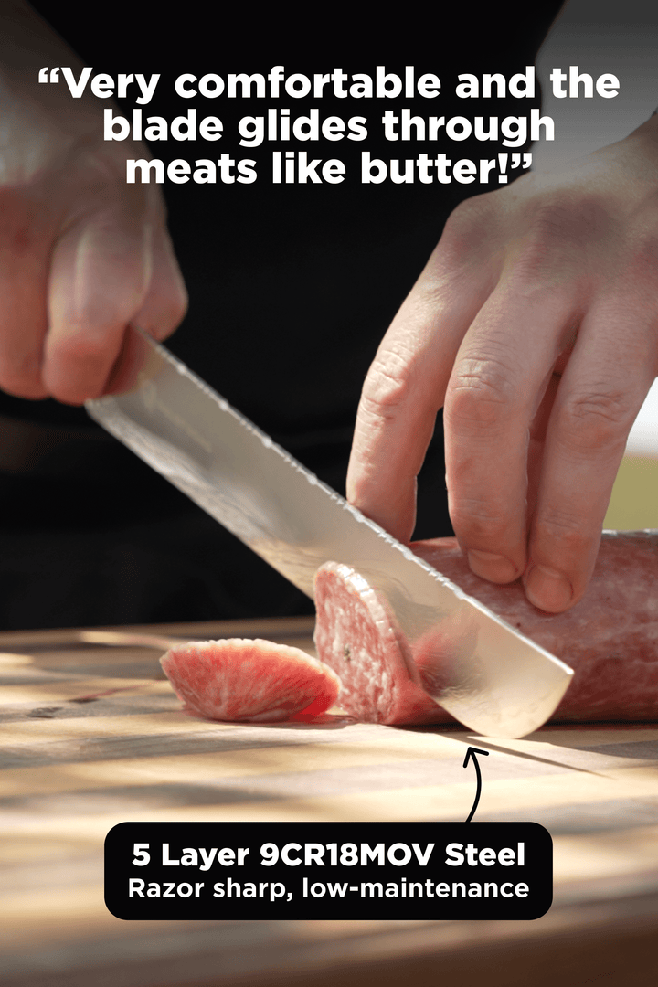 Slicing & Carving Knife 12" | Red Handle | Valhalla Series | Dalstrong ©