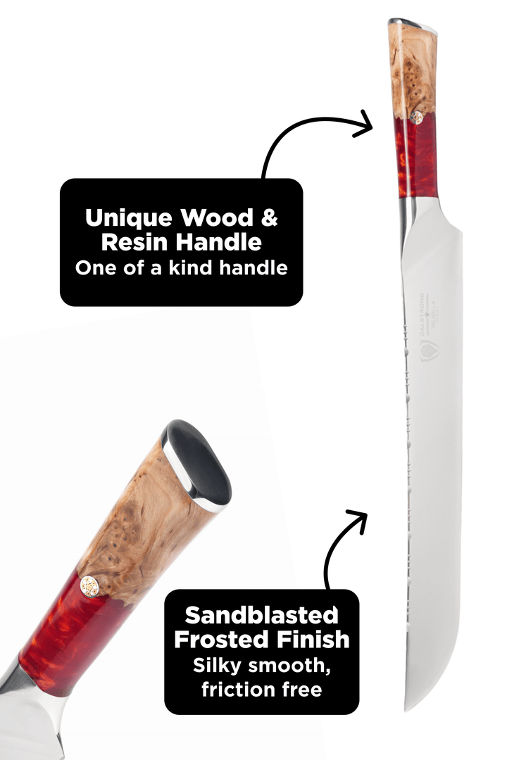 Slicing & Carving Knife 12" | Red Handle | Valhalla Series | Dalstrong ©