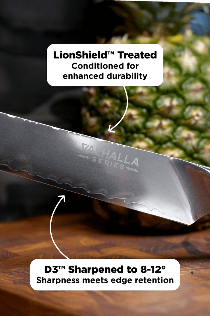 Slicing & Carving Knife 12" | Red Handle | Valhalla Series | Dalstrong ©