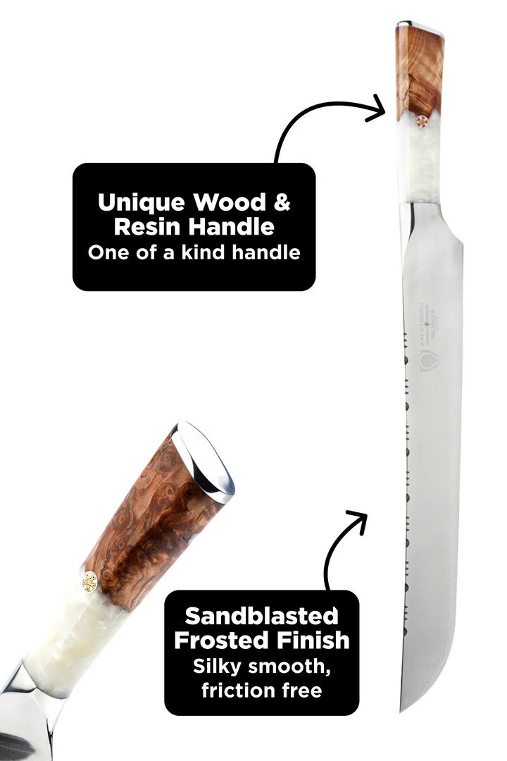 Slicing & Carving Knife 12" | White Handle | Valhalla Series | Dalstrong ©