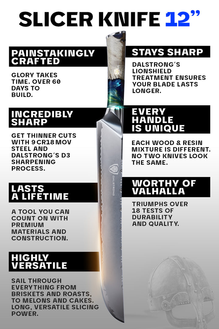 Slicing & Carving Knife 12" | Valhalla Series | Dalstrong ©
