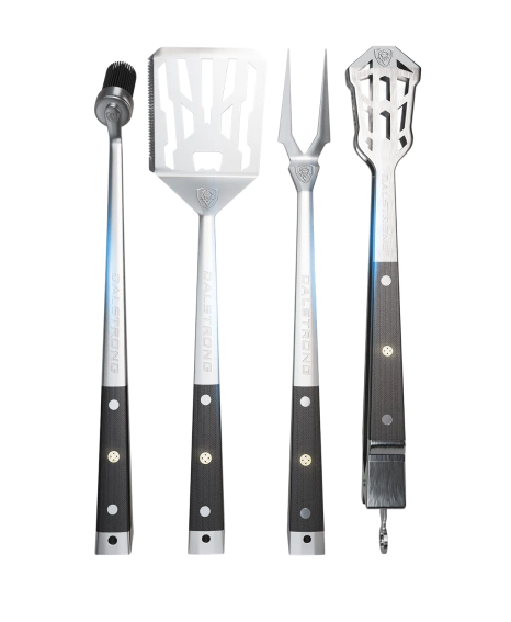 Tongs, Spatula, Fork, Silicone Brush 