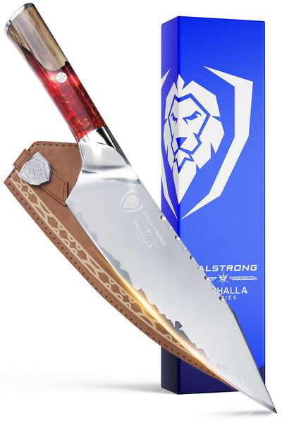 Chef's Knife 8" | Blood Raider Red | Valhalla Series | Dalstrong ©