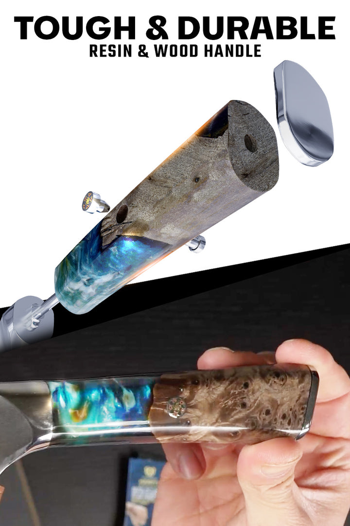 Pitmaster BBQ Knife 8" | Forked Tip | Valhalla Series | Dalstrong ©