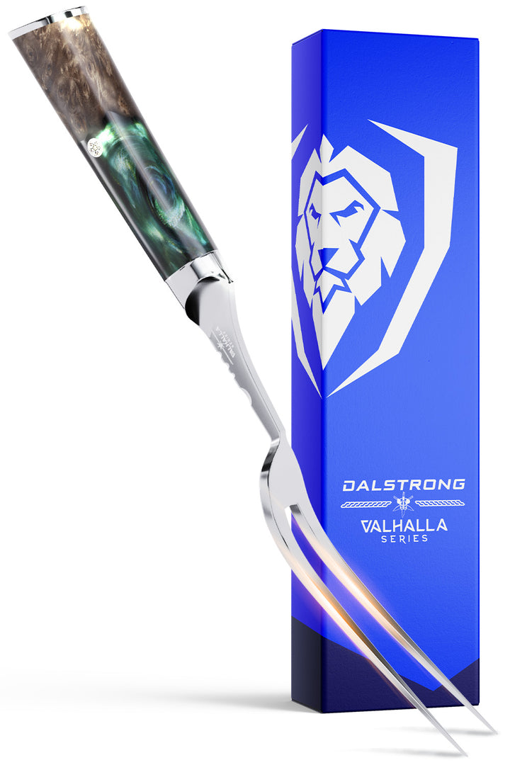 Meat Fork 7.7" | Valhalla Series | Celestial Resin & Wood Handle | Dalstrong ©