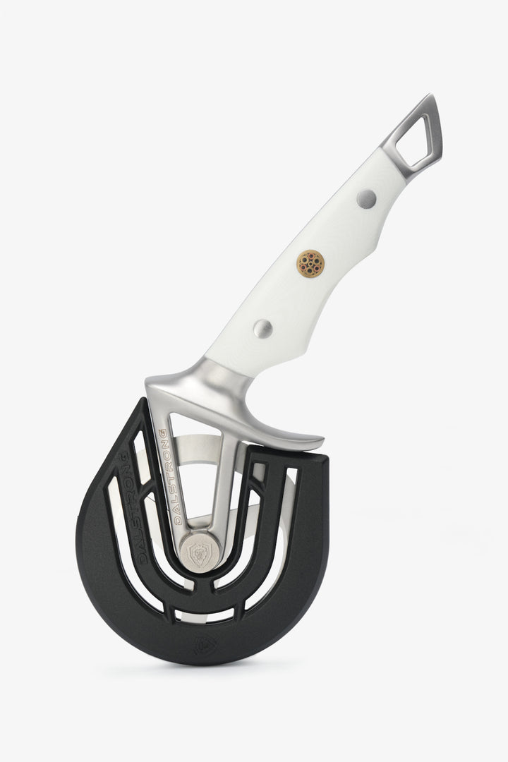 Pizza Wheel & Cutter | White Handle | Dalstrong ©