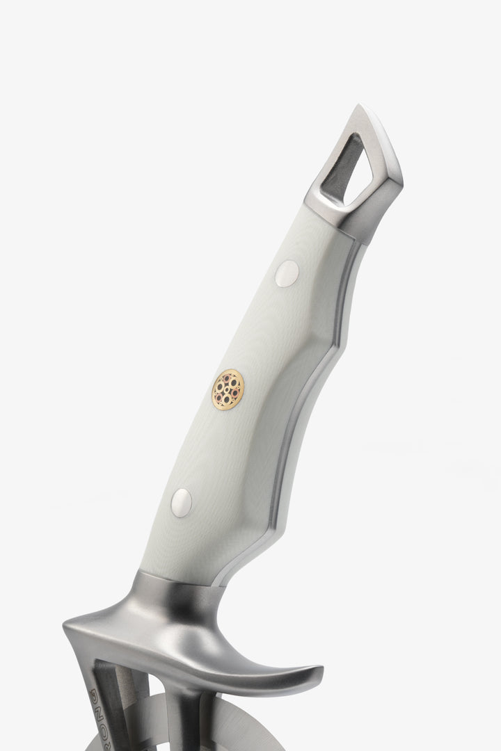 Pizza Wheel & Cutter | White Handle | Dalstrong ©
