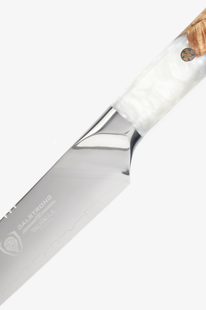 Slicing & Carving Knife 12" | White Handle | Valhalla Series | Dalstrong ©