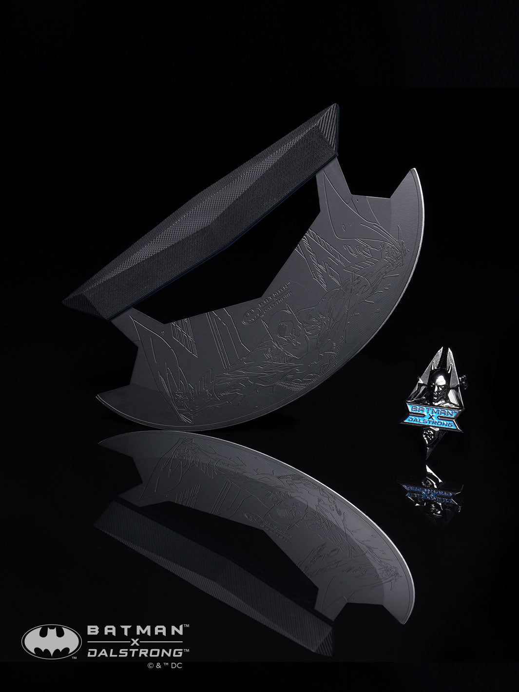 Ulu Knife 7" | BATMAN™ Shadow Black Edition | Dalstrong ©