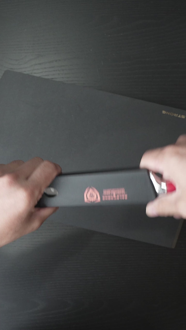 Slicing & Carving Knife 12" | Crimson Red ABS Handle | Gladiator Series | NSF Certified | Dalstrong ©