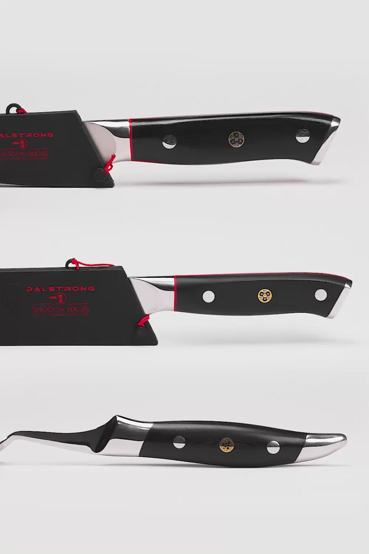 Slicing Knife 12" + Fillet Knife 6" + Meat Fork | Shogun Series | Elite