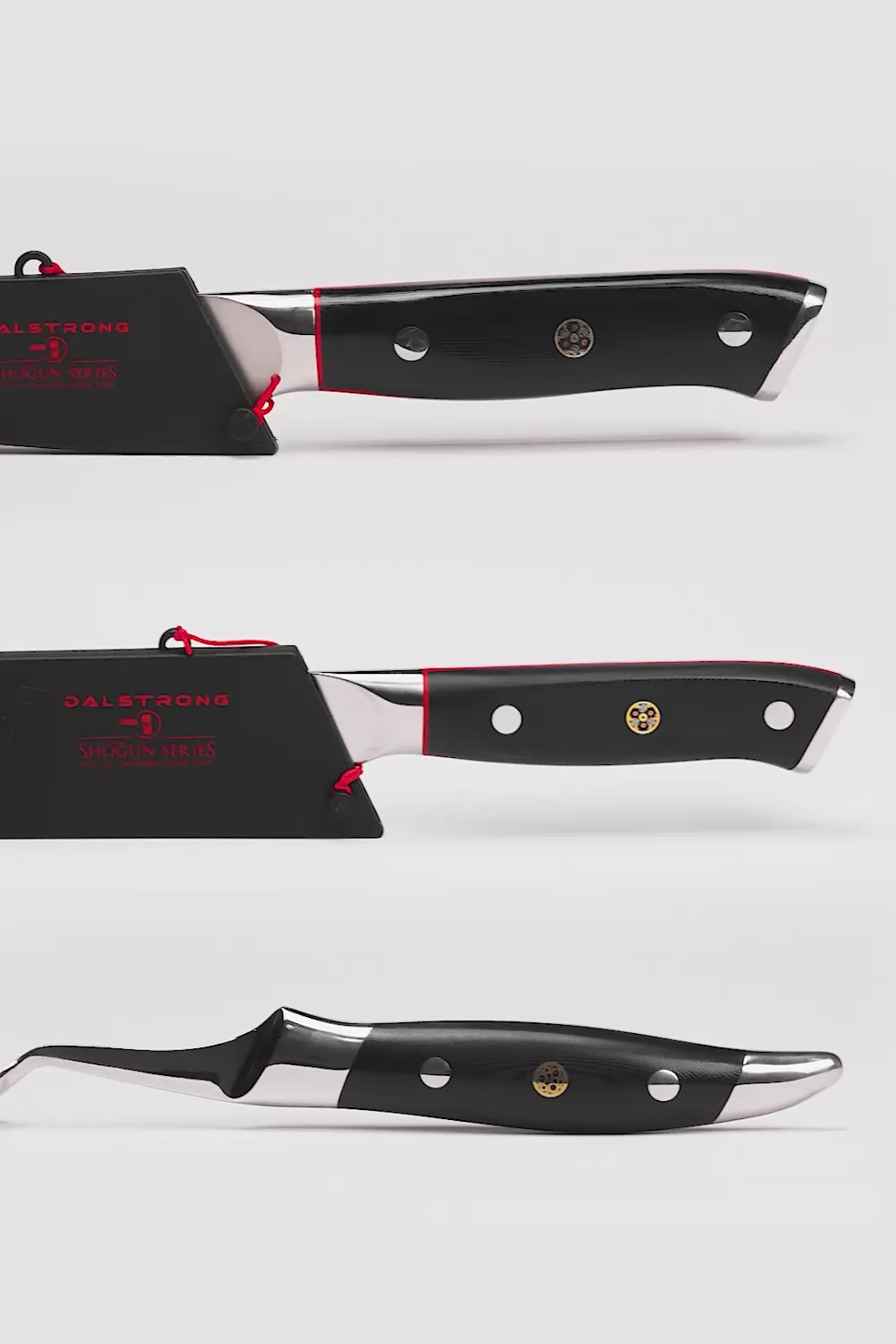 Slicing Knife 12" + Fillet Knife 6" + Meat Fork | Shogun Series | Elite