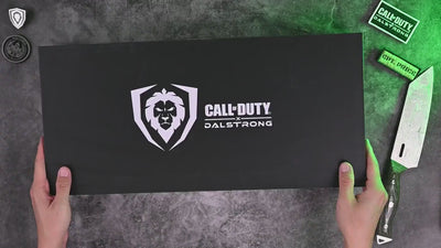 Canvas Knife Roll | Call of Duty © Edition | Black Waxed Canvas | EXCLUSIVE COLLECTOR SET | Dalstrong ©