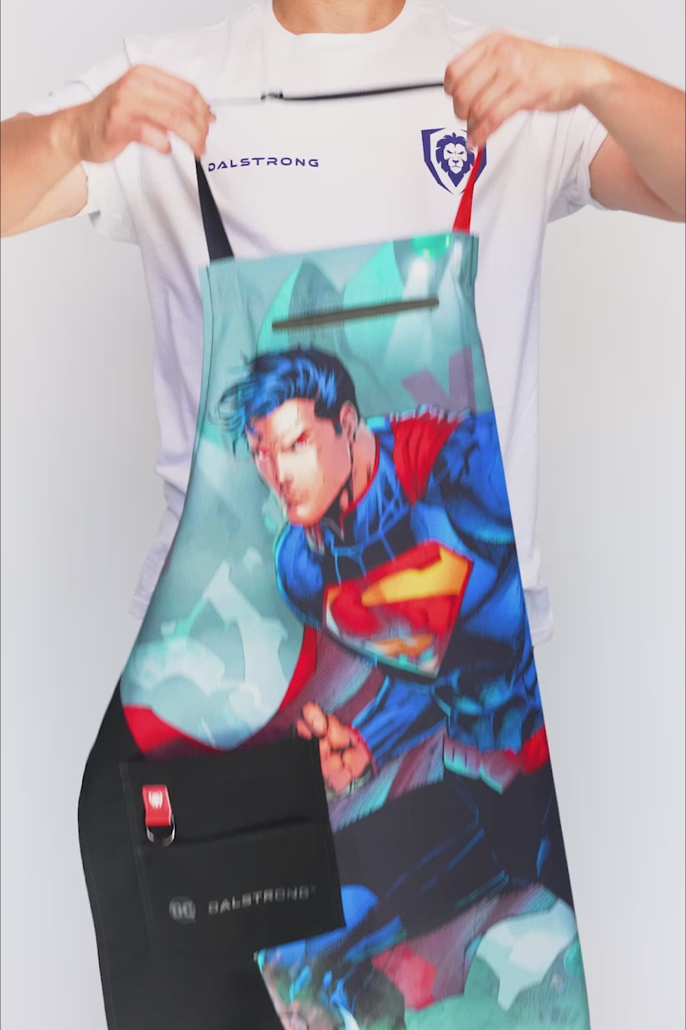 Chef's Apron | Superman™ Edition | Man of Steel | 100% Breathable Cotton | Dalstrong ©