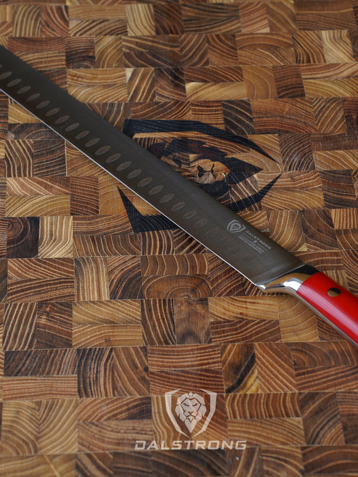 Slicing & Carving Knife 12" | Crimson Red ABS Handle | Gladiator Series | NSF Certified | Dalstrong ©