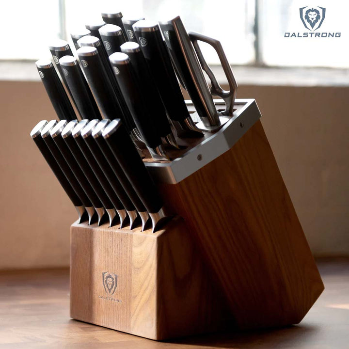 24-Piece Knife Block Set | Vanquish Series | NSF Certified | Dalstrong ©