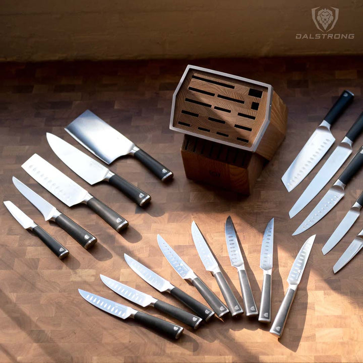 24-Piece Knife Block Set | Vanquish Series | NSF Certified | Dalstrong ©